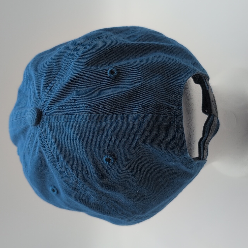 Adidas Climalite Blue Cap with Orange Logo Adjustable Strap - Picture 3 of 8